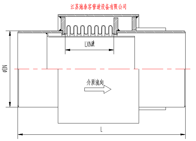 WY無約束型膨脹節(jié)結構